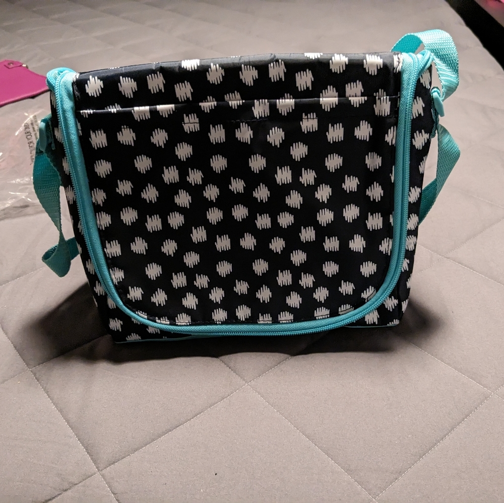 Thirty-One 31 Navy Doodle Dot - Going places thermal